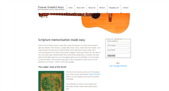 Desktop Screenshot of forevergratefulmusic.com