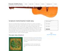 Tablet Screenshot of forevergratefulmusic.com